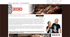 Desktop Screenshot of kolopiercing.com
